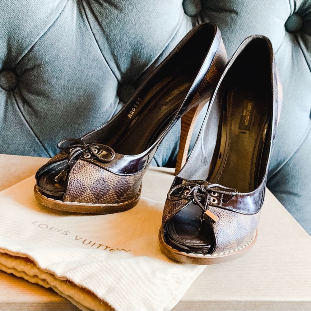 Louis Vuitton Peep Toe Heels